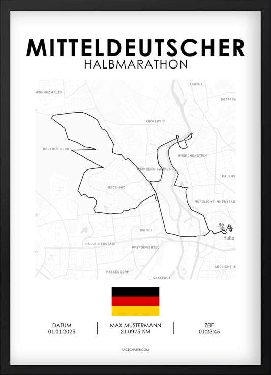 Mitteldeutscher Halbmarathon Poster