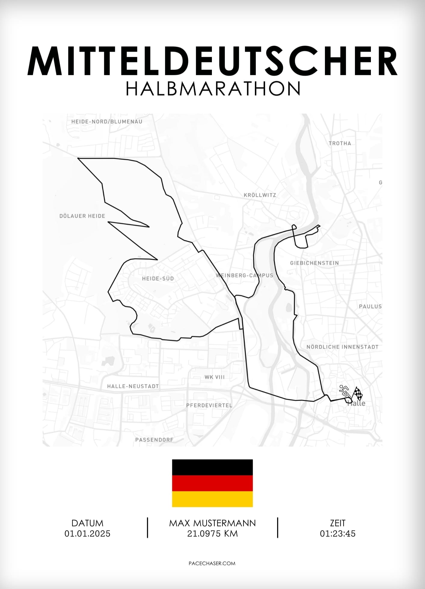 Mitteldeutscher Halvmaraton Plakat