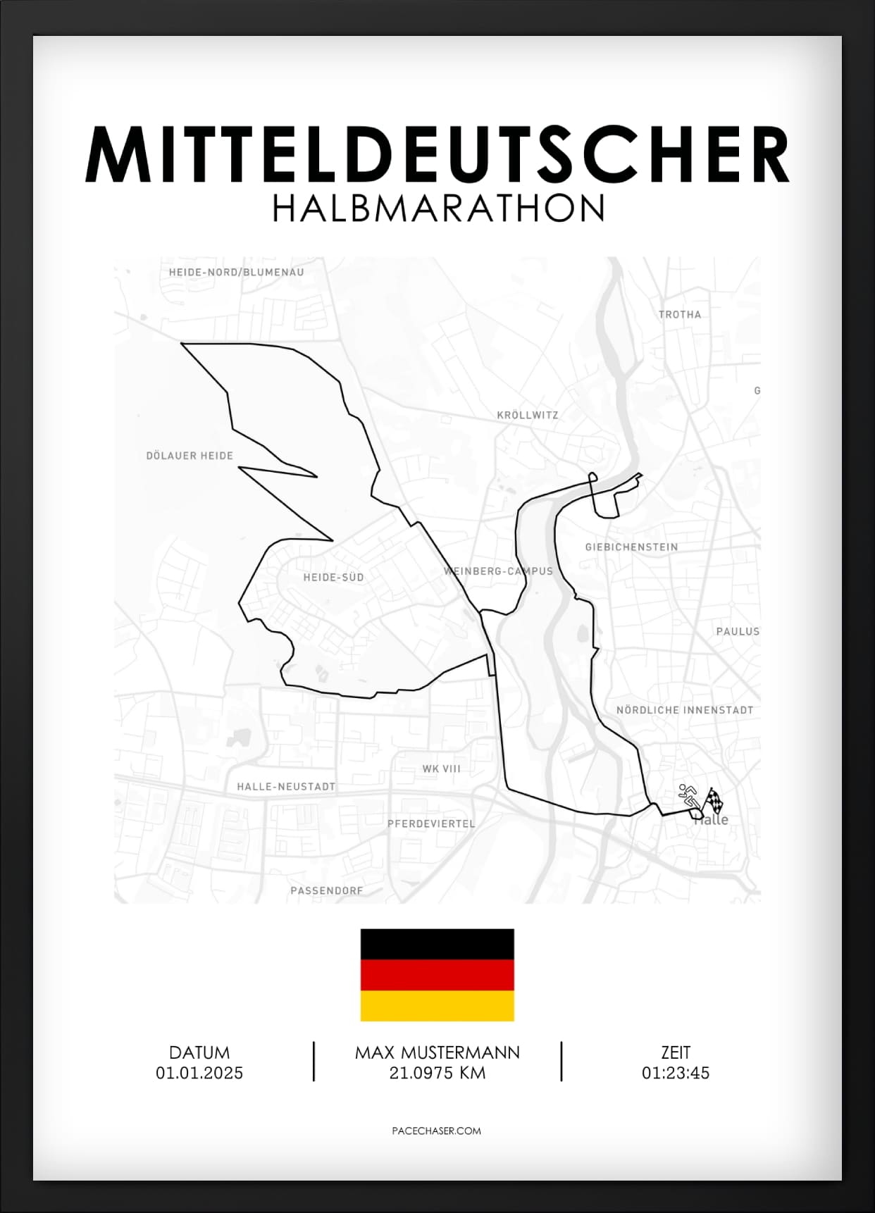 Mitteldeutscher Halvmaraton Plakat