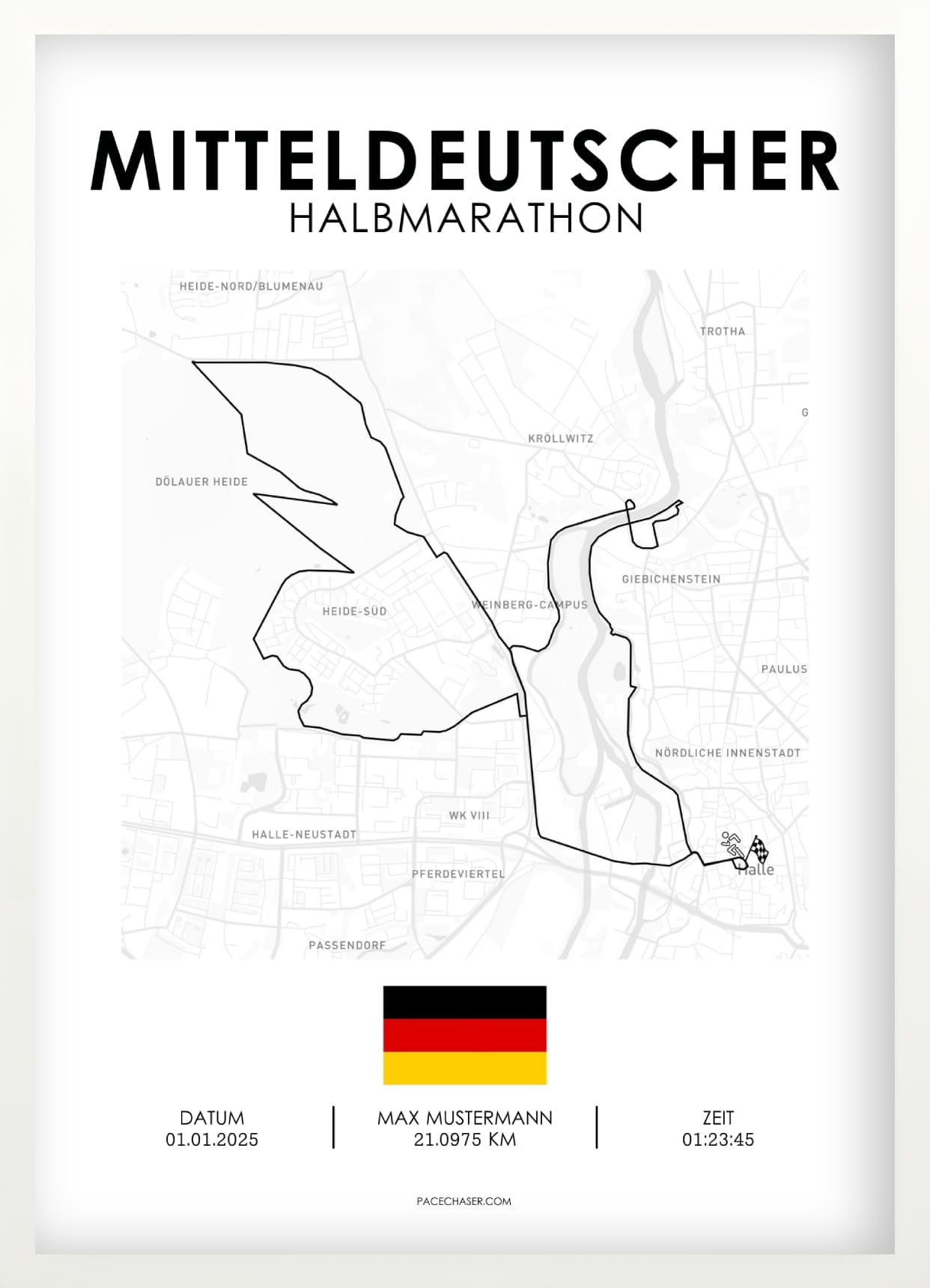 Mitteldeutscher Halvmaraton Plakat