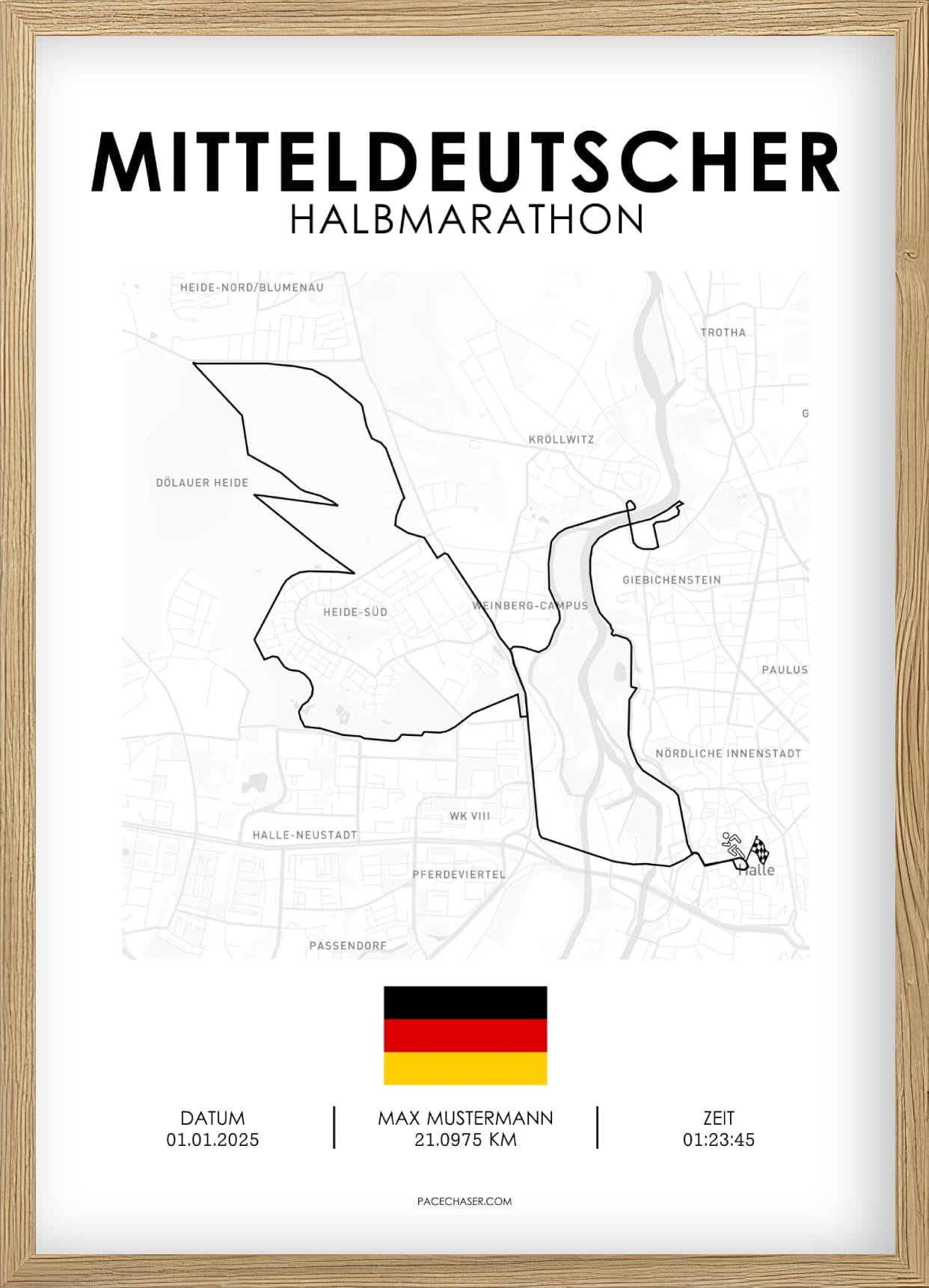 Mitteldeutscher Halvmaraton Plakat