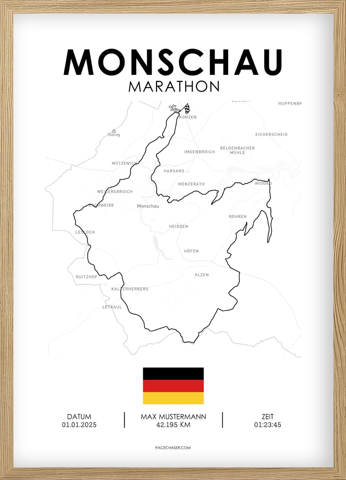 Marathon Monschau Poster
