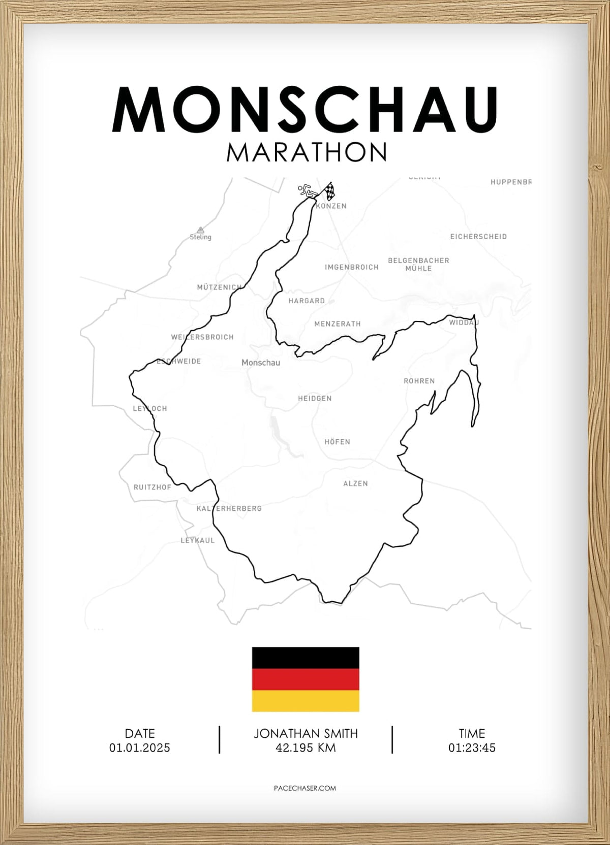 Marathon Monschau Poster