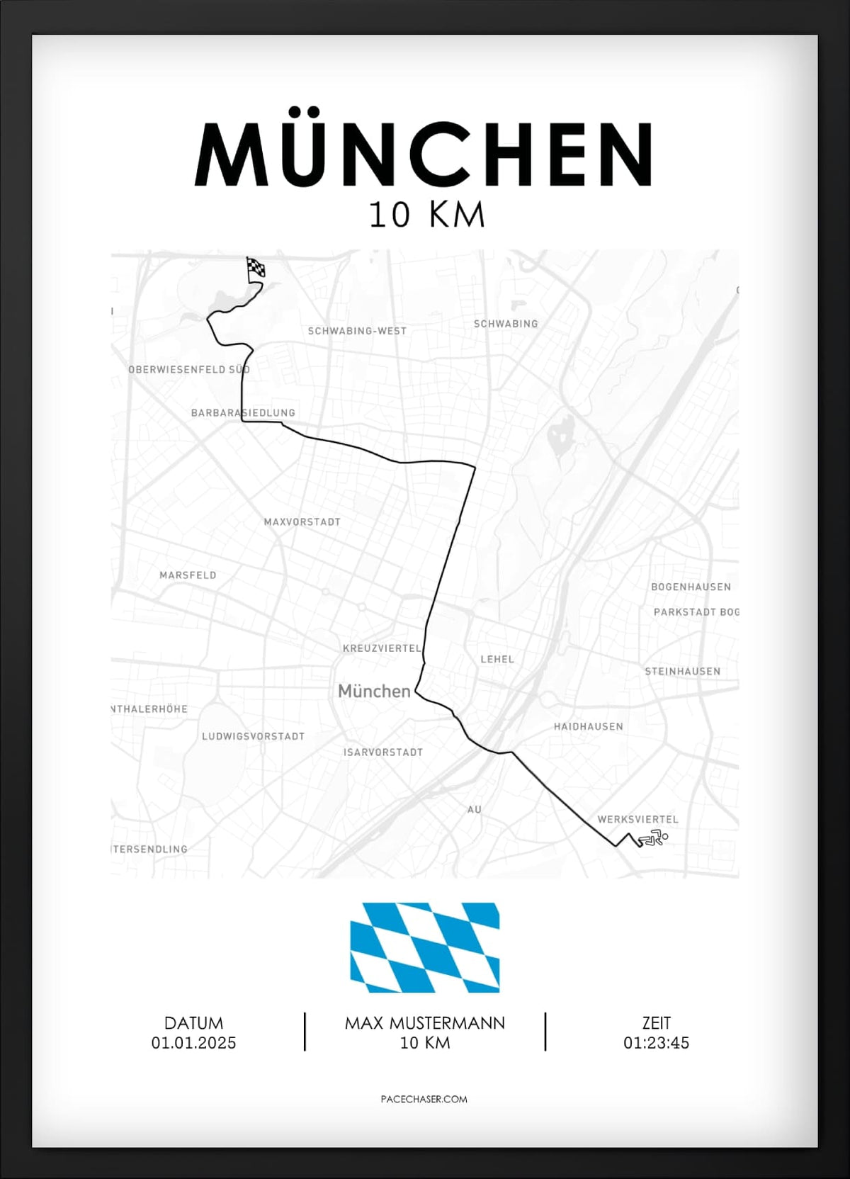10 km München Poster