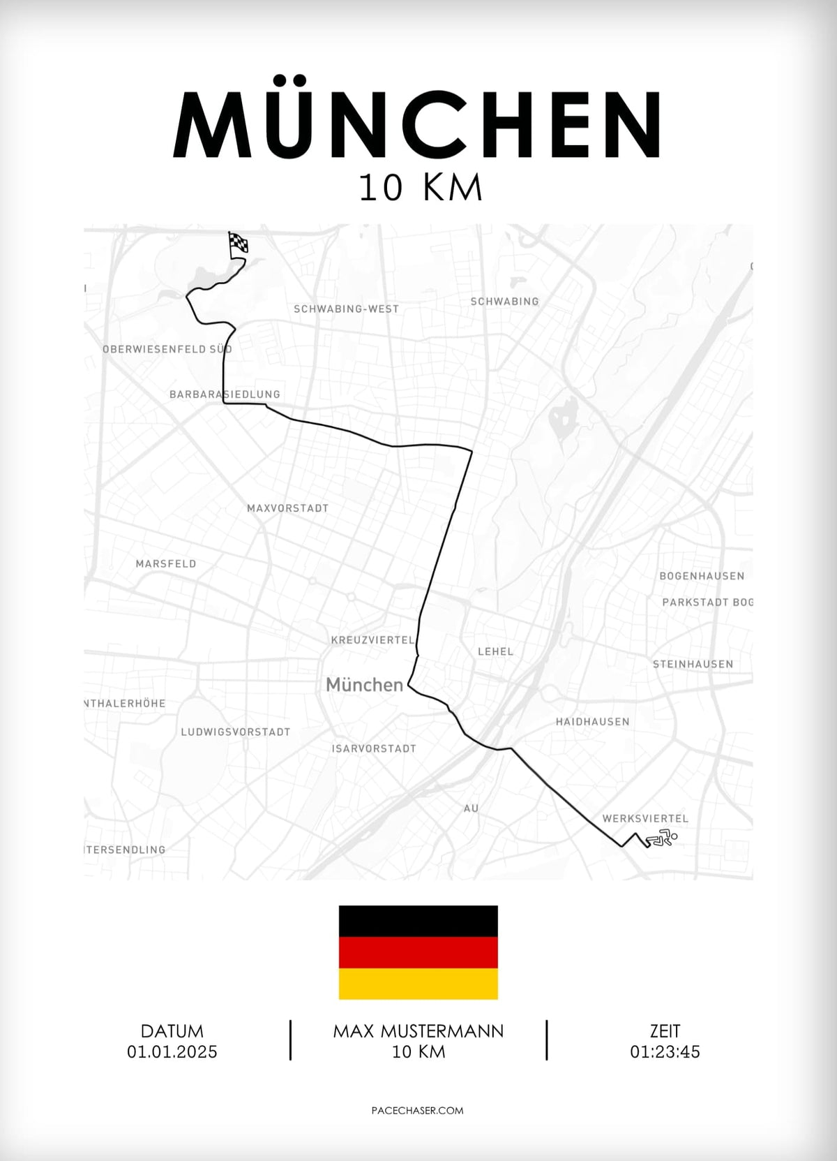 10 km München Poster