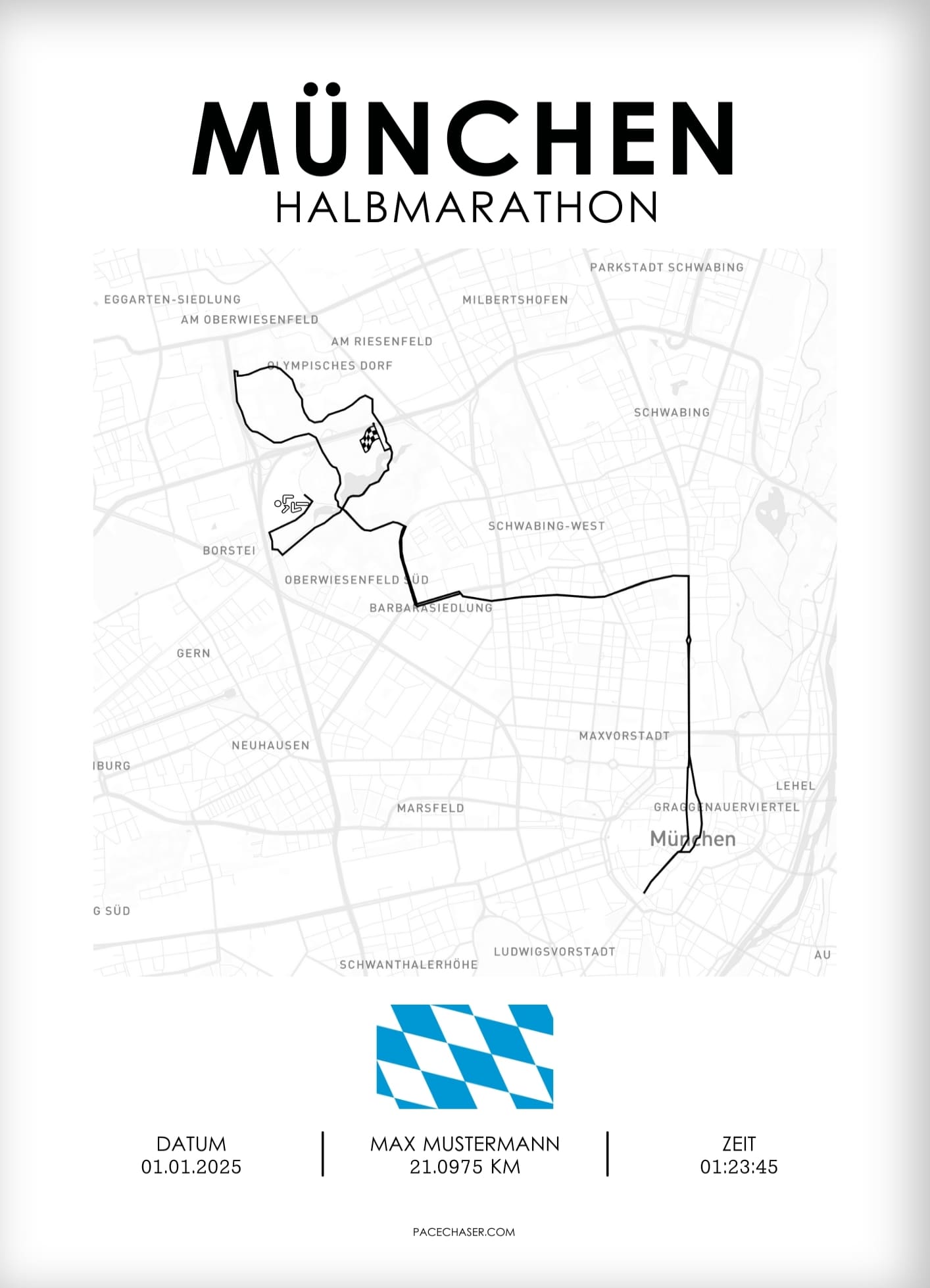 Halbmarathon München Poster