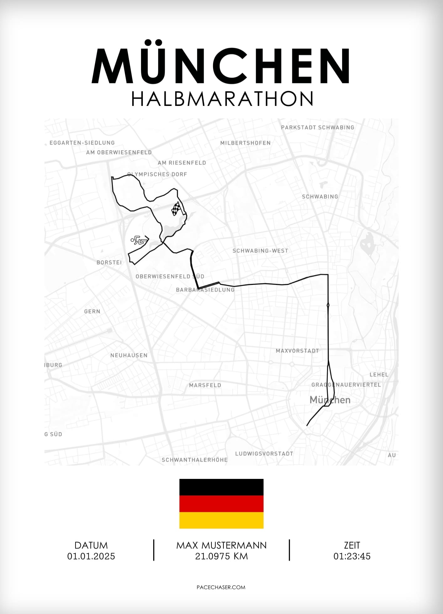 Halbmarathon München Poster