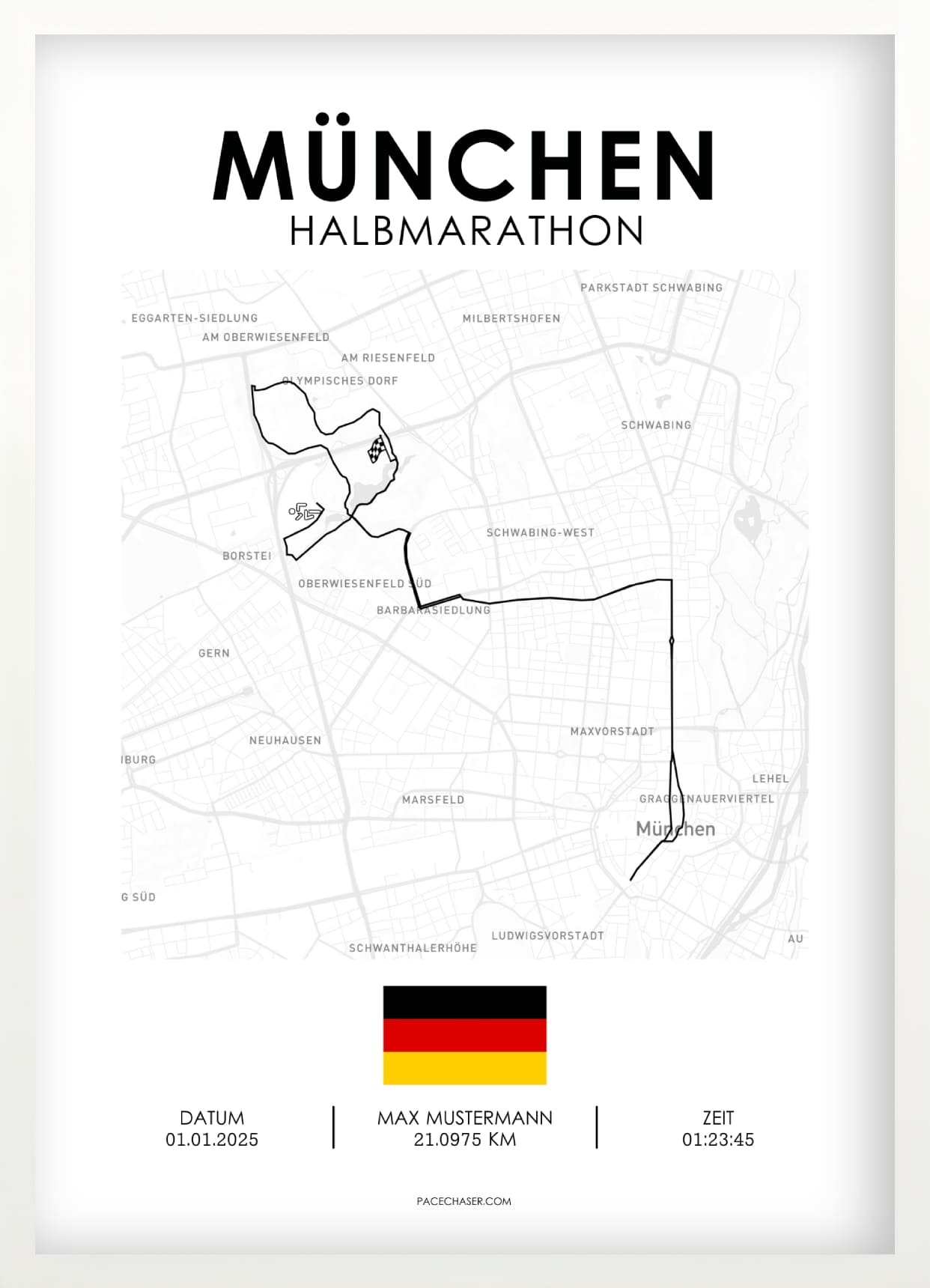 Halbmarathon München Poster