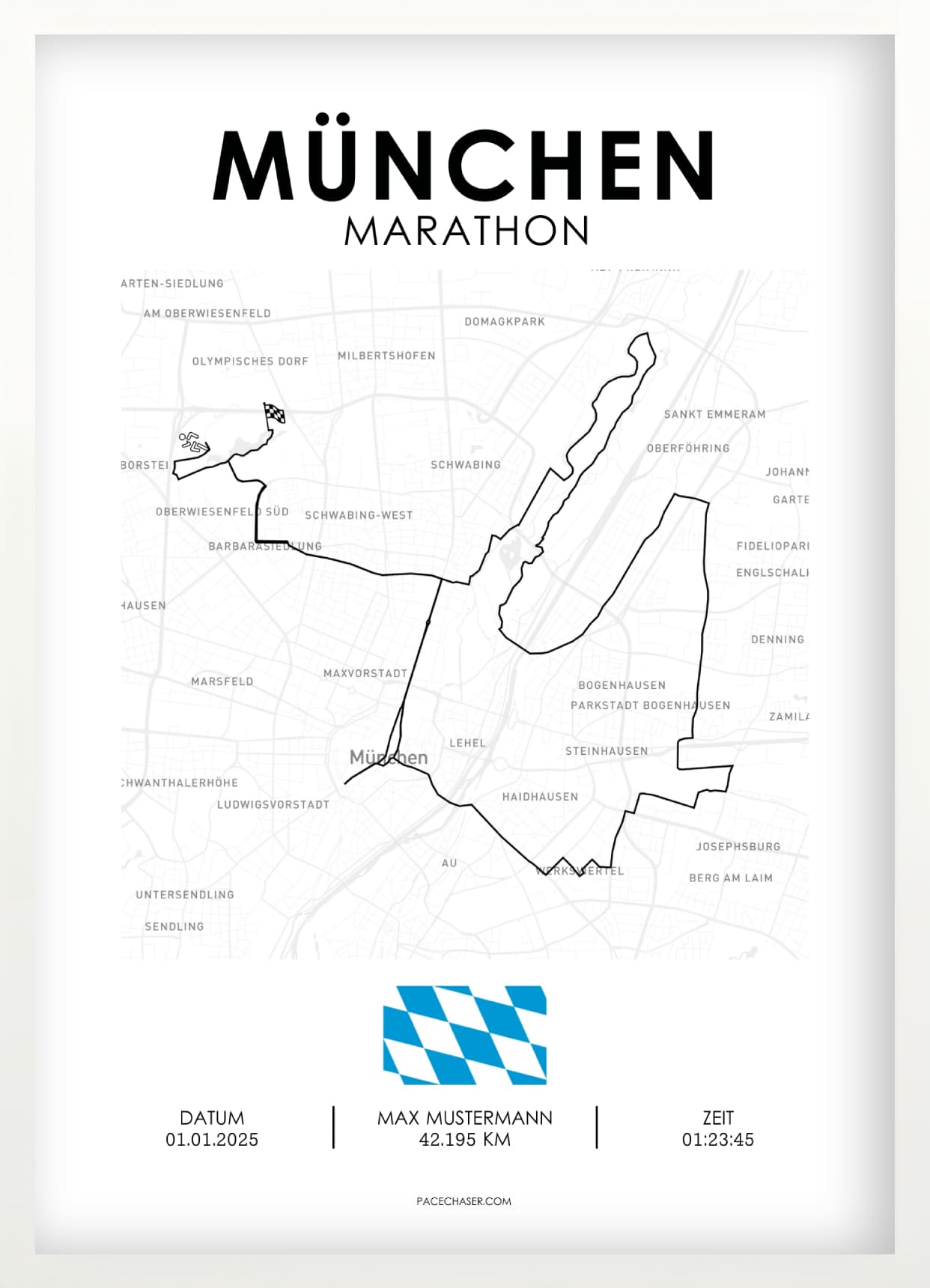 Marathon München Poster