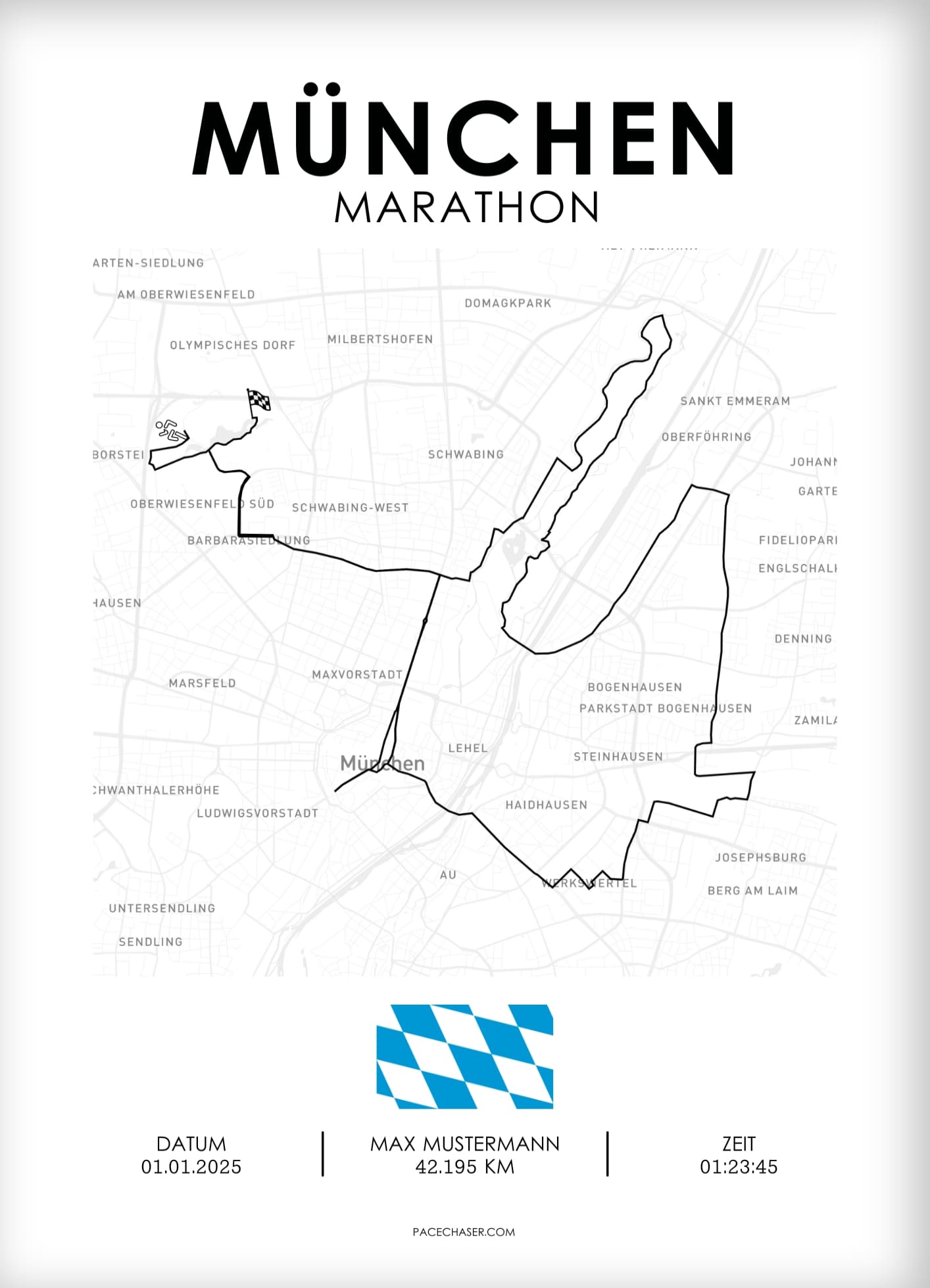 Marathon München Poster