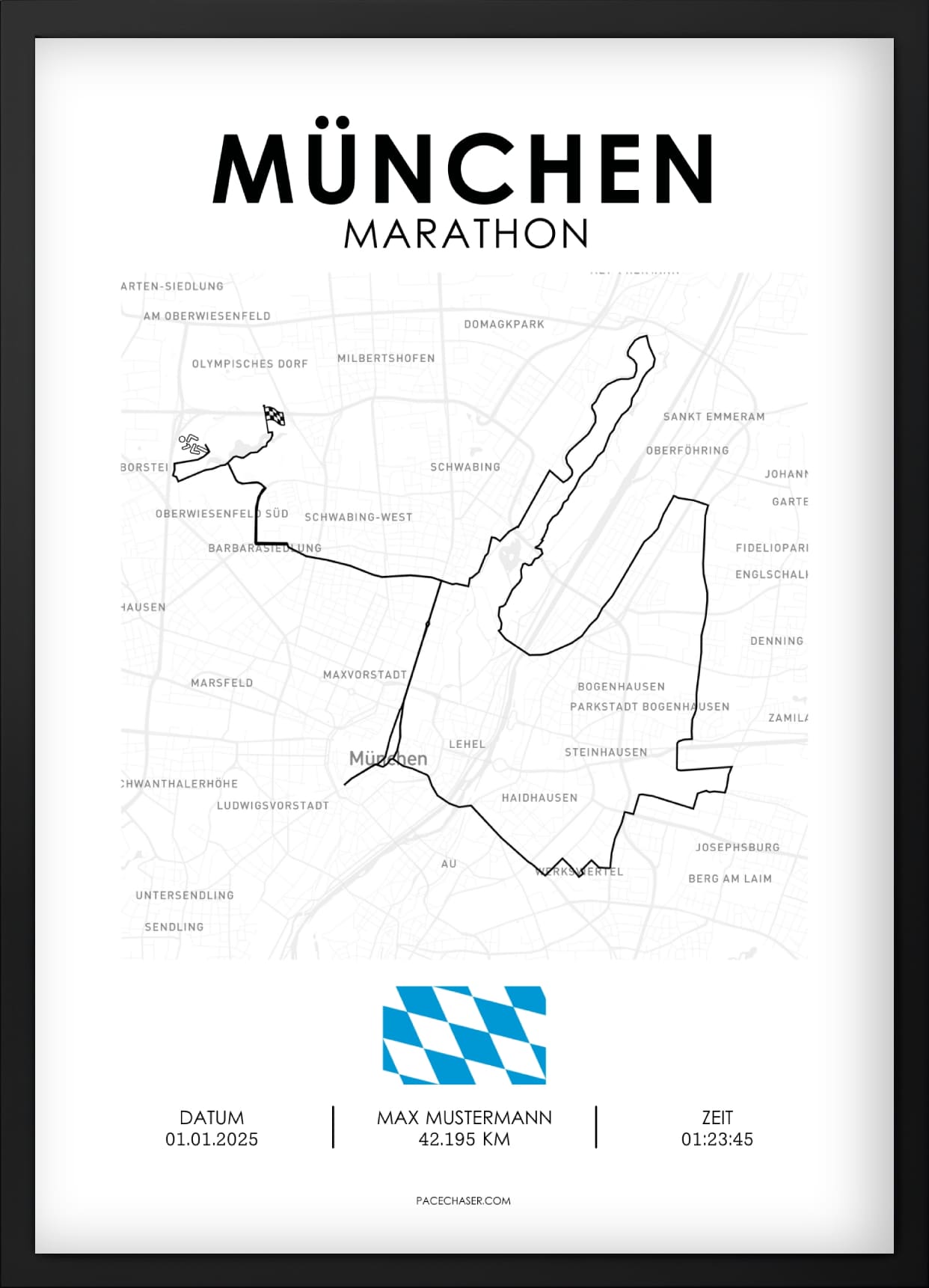 Marathon München Poster