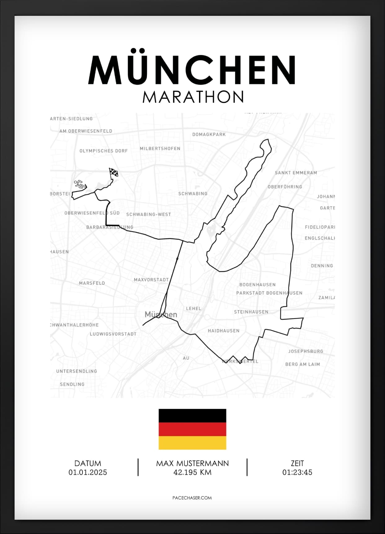 Marathon München Poster