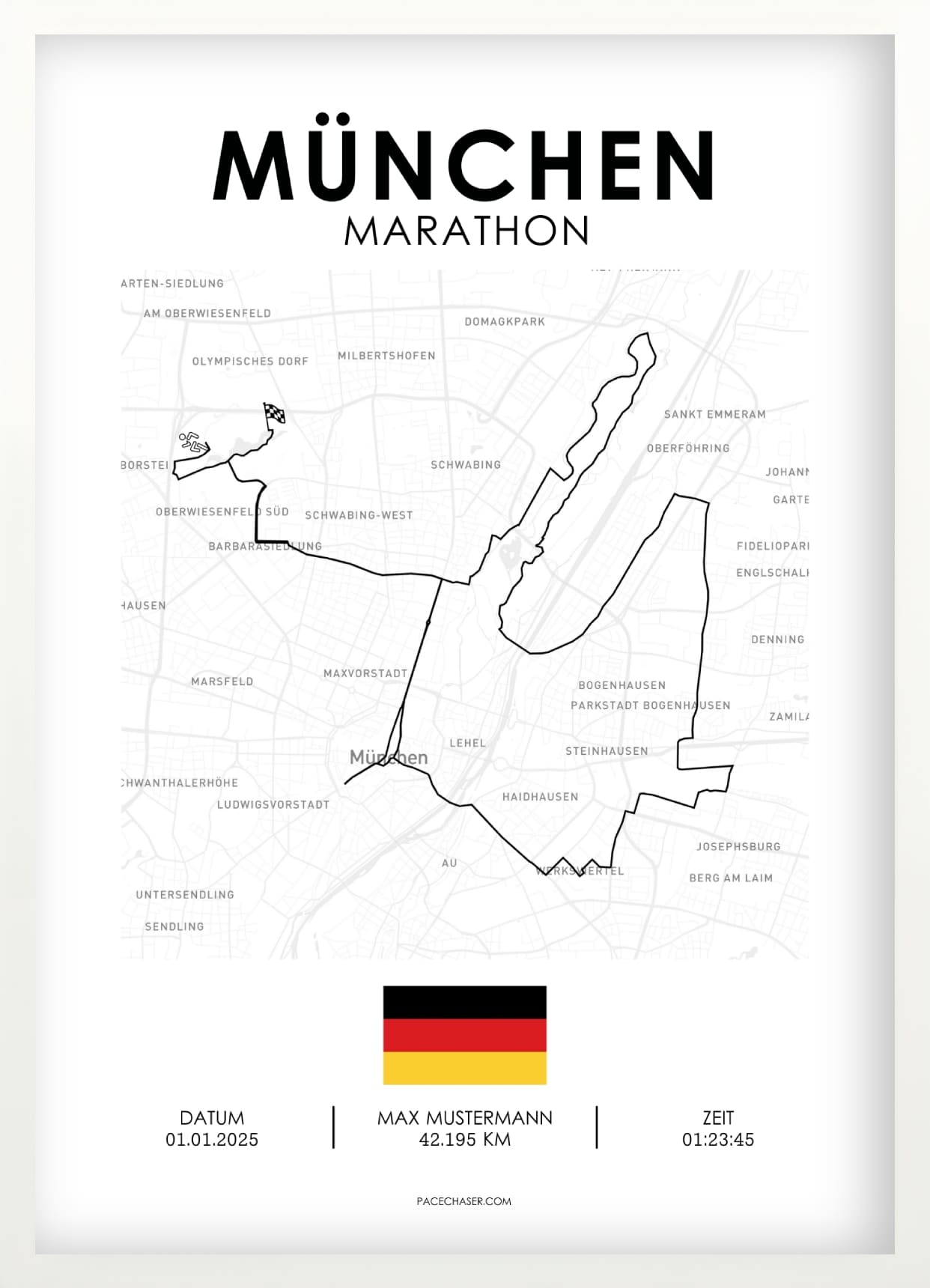 Marathon München Poster