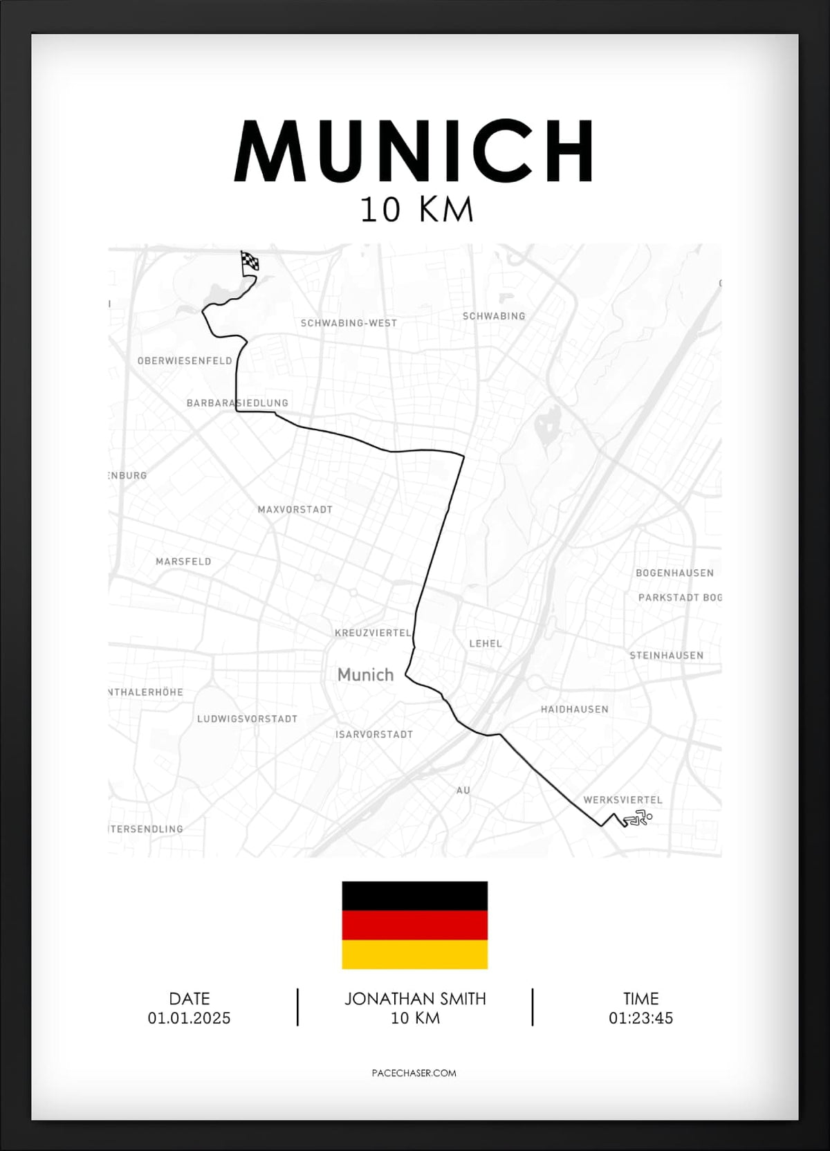 10 km München Poster