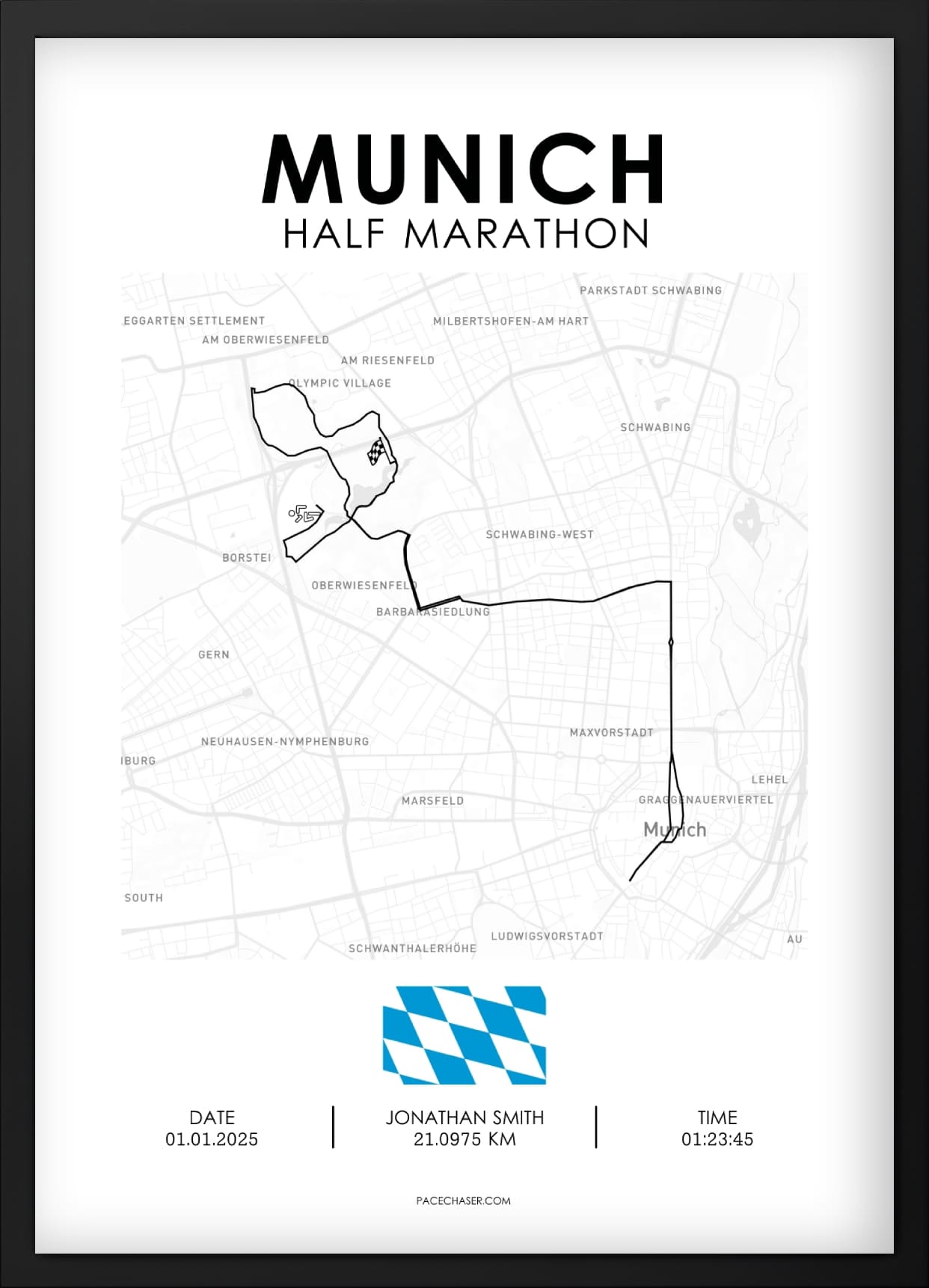 Halbmarathon München Poster