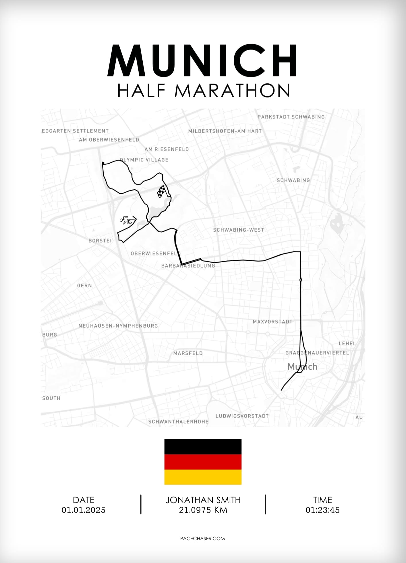 Halbmarathon München Poster