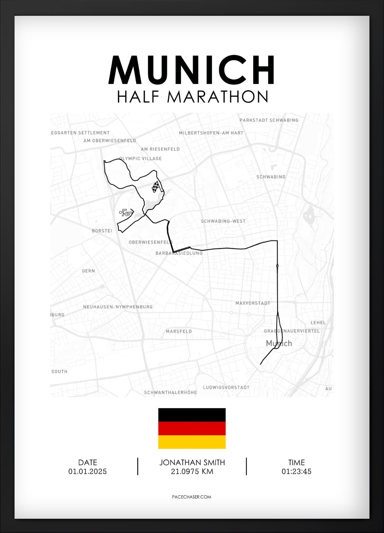 Halbmarathon München Poster