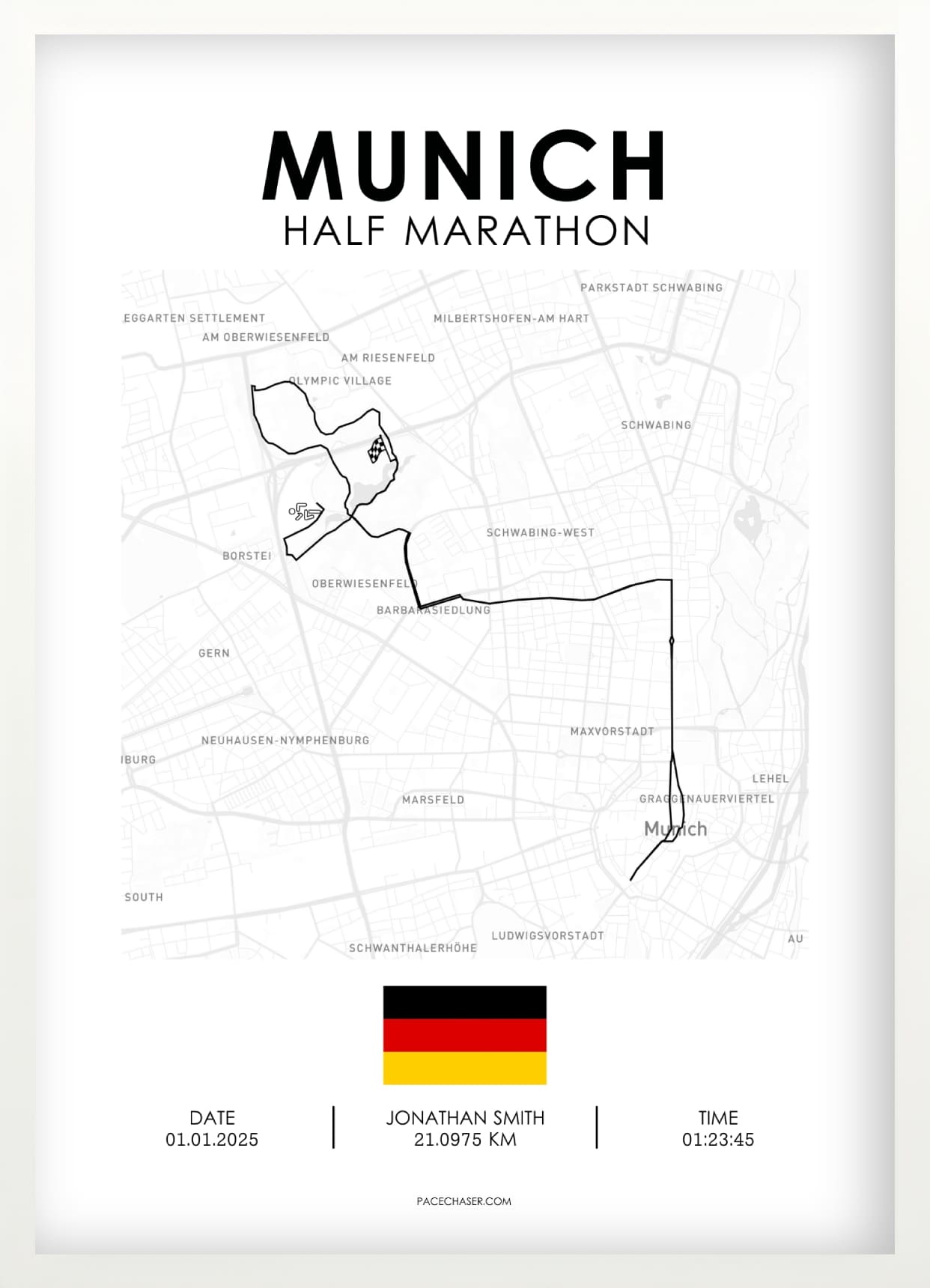 Halbmarathon München Poster