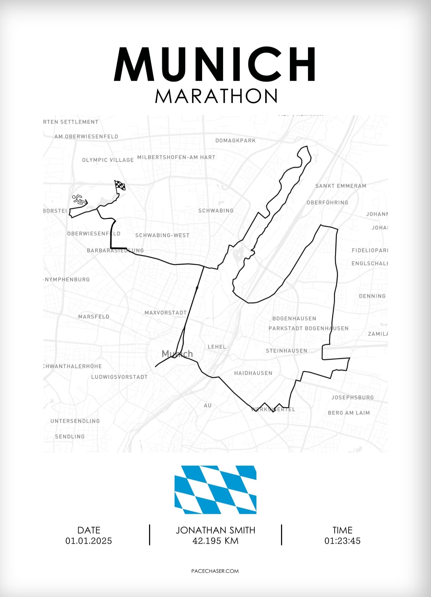 Marathon München Poster