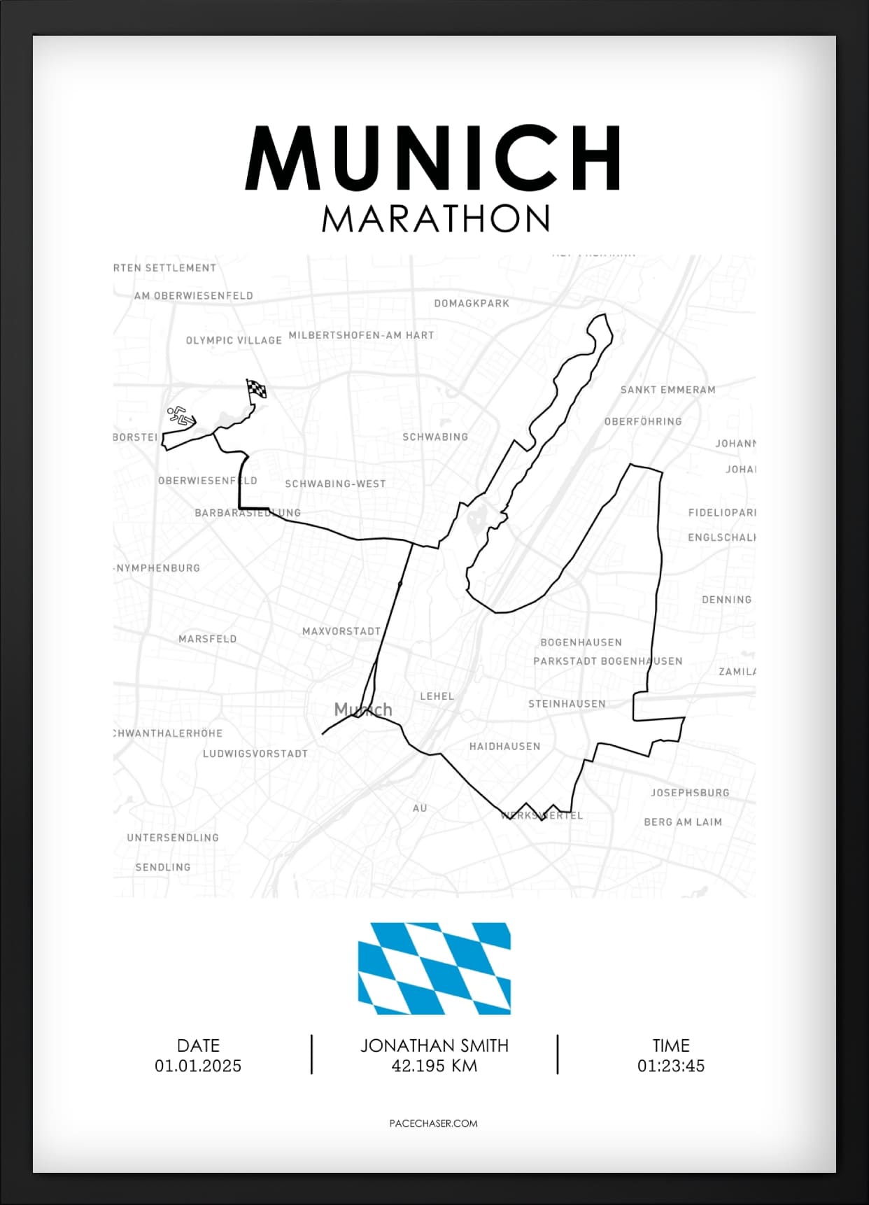 Marathon München Poster