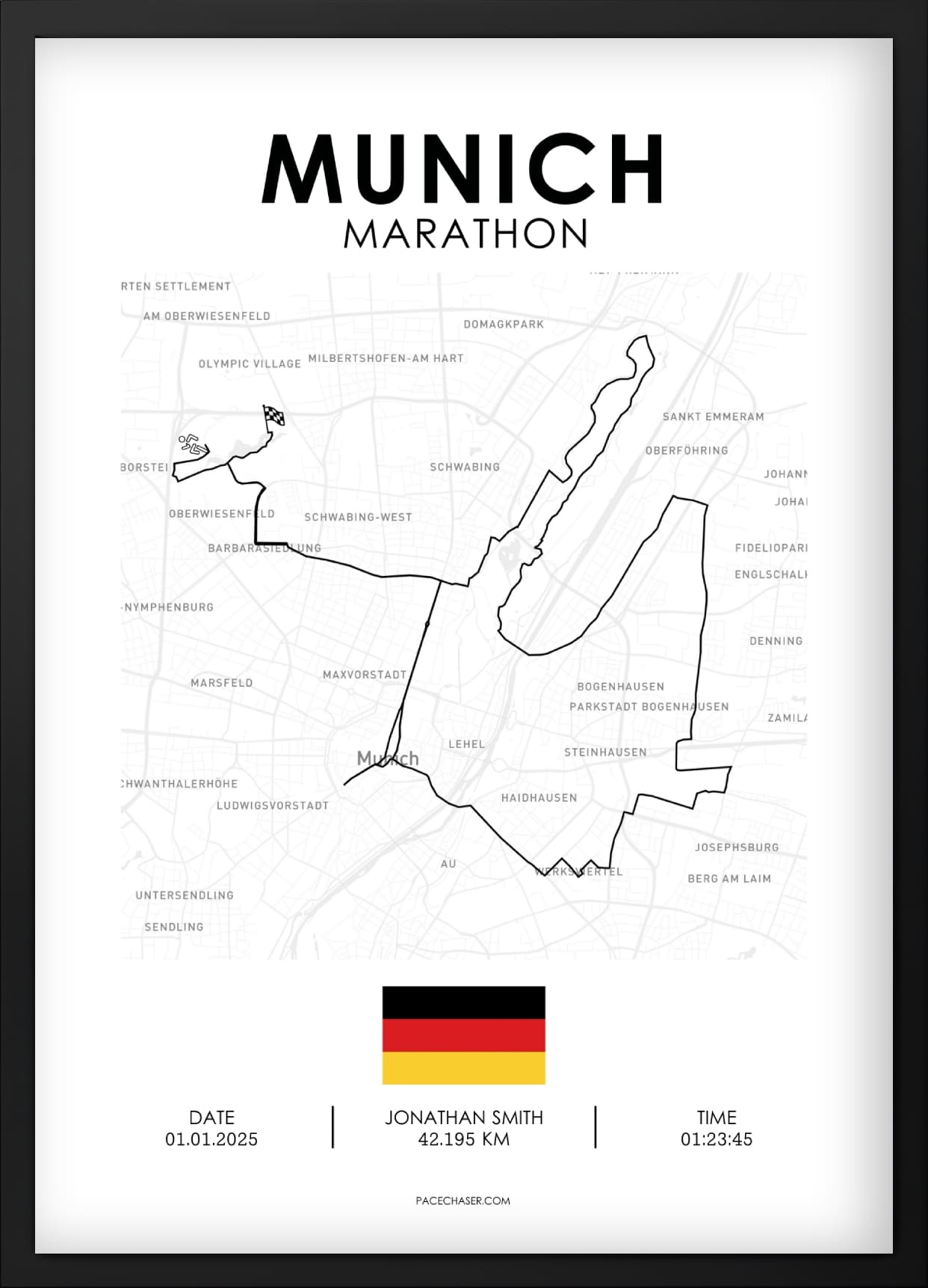 Marathon München Poster