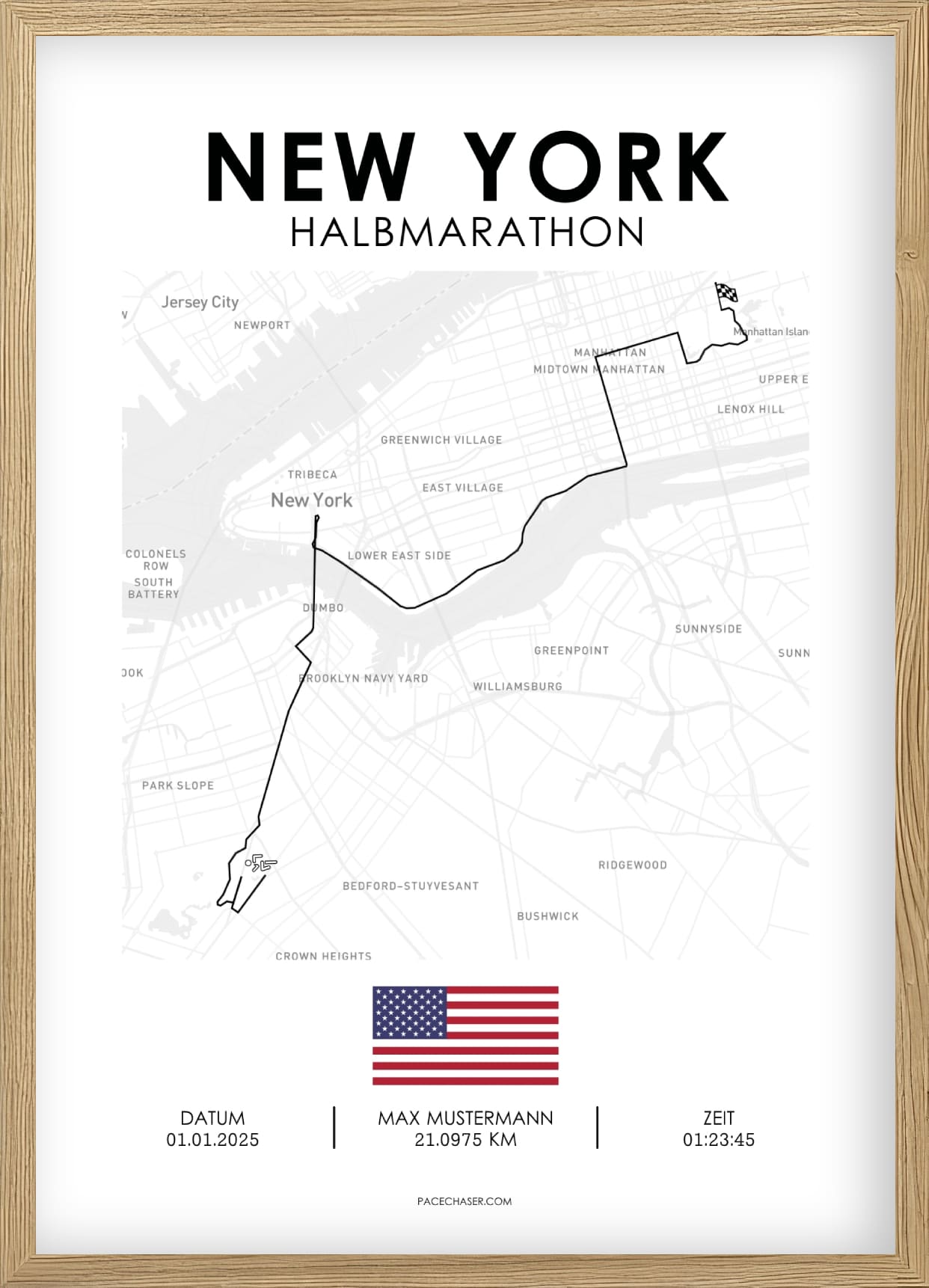 Halbmarathon New York Poster (ab 2026)