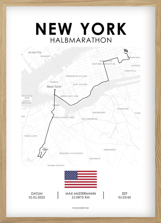 Halbmarathon New York Poster (ab 2026)