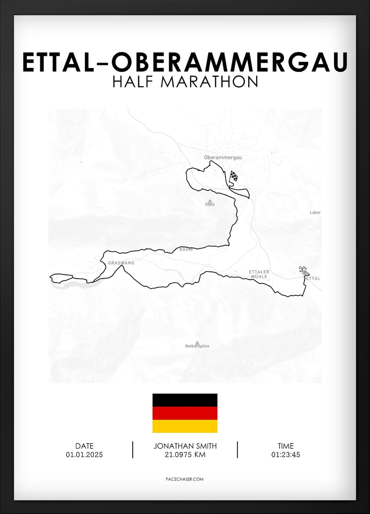 Ettal-Oberammergau (Halbmarathon / Panoramalauf / Wellneslauf)