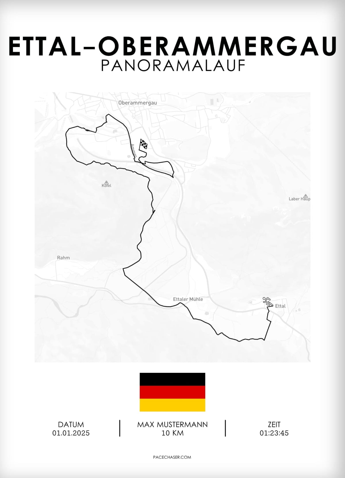 Ettal-Oberammergau (Halbmarathon / Panoramalauf / Wellneslauf)