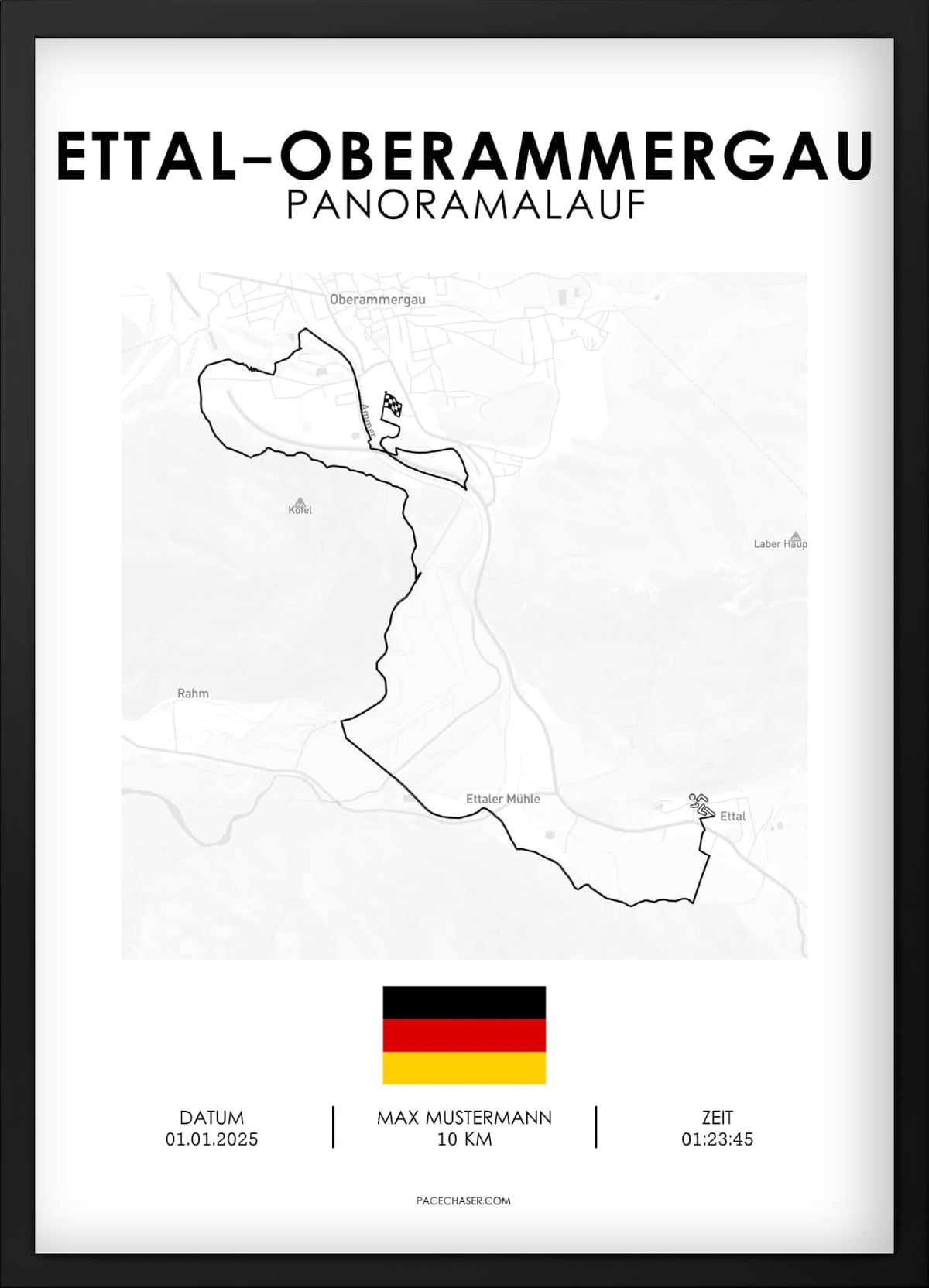 Ettal-Oberammergau (Halbmarathon / Panoramalauf / Wellneslauf)