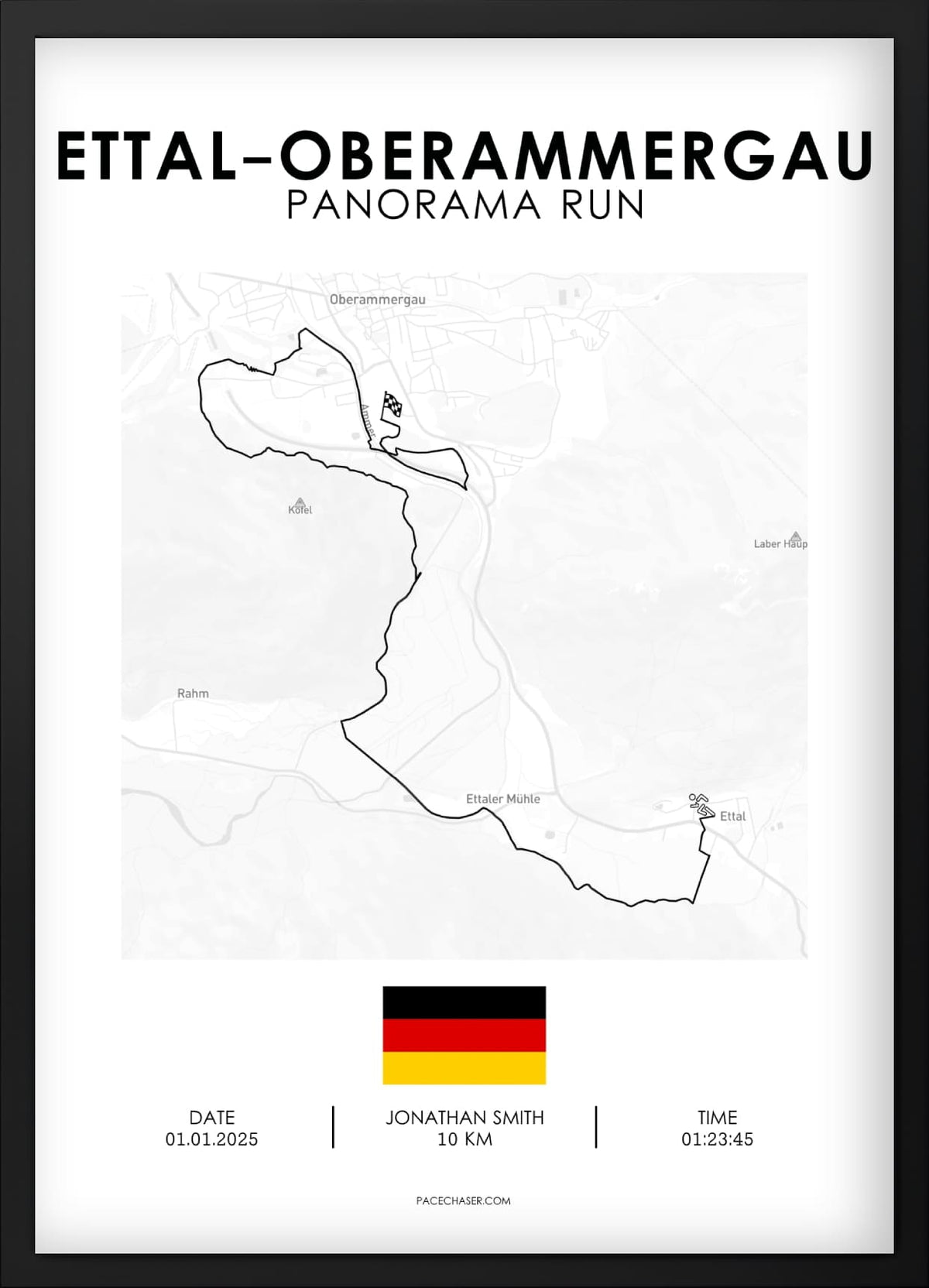 Ettal-Oberammergau (Halbmarathon / Panoramalauf / Wellneslauf)
