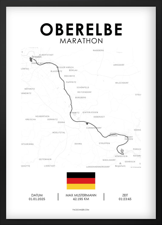 Marathon Oberelbe Poster