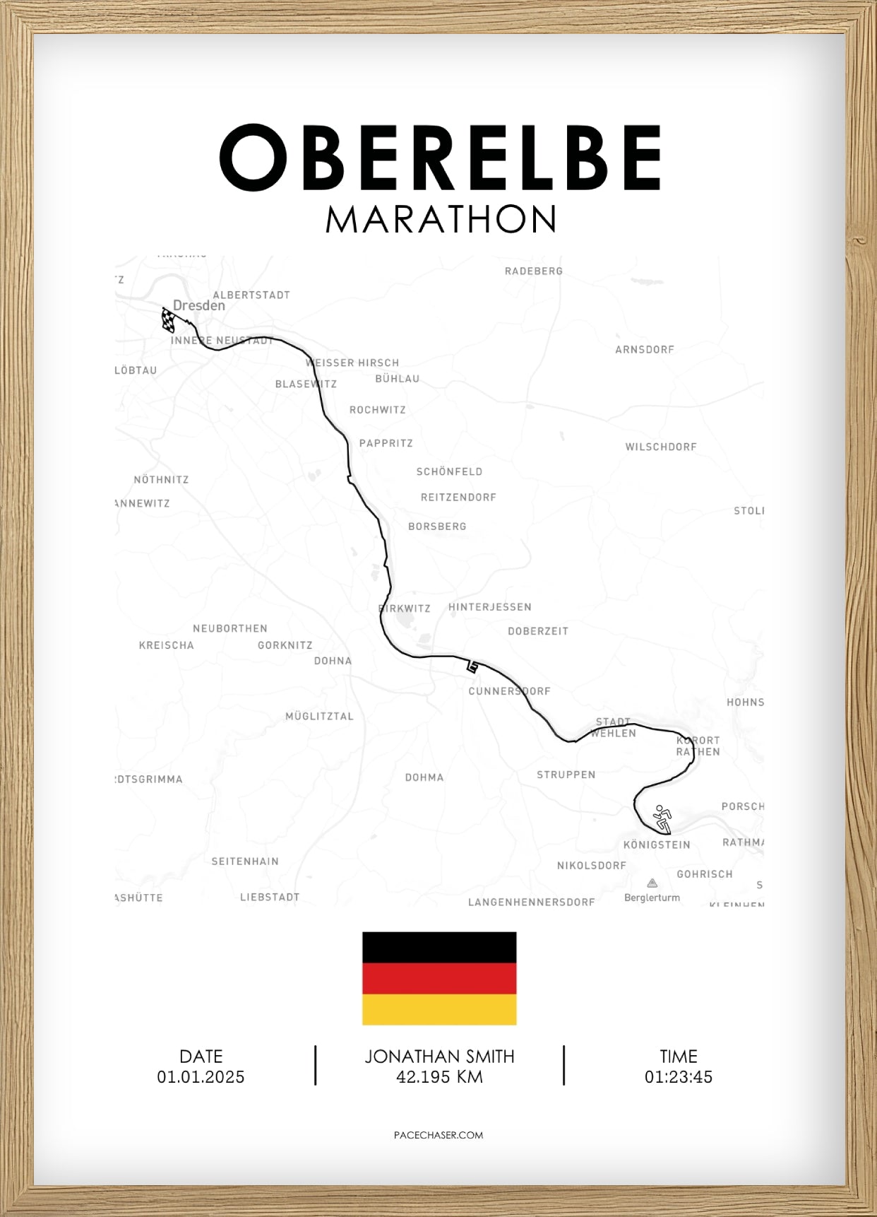 Marathon Oberelbe Poster