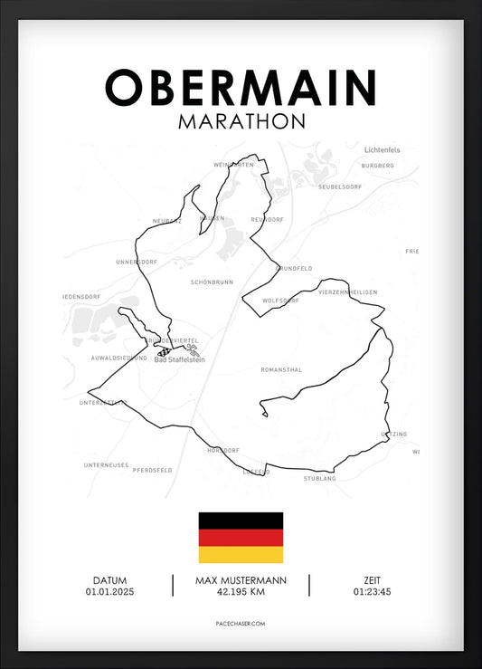 Marathon Obermain Poster