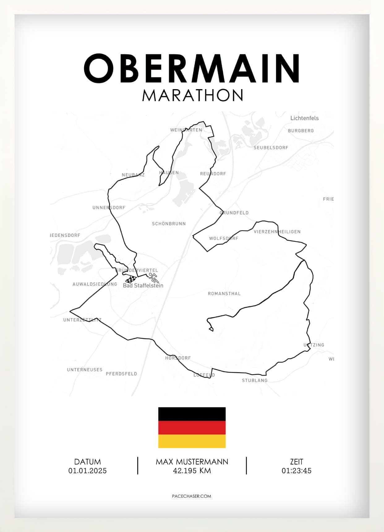 Marathon Obermain Poster