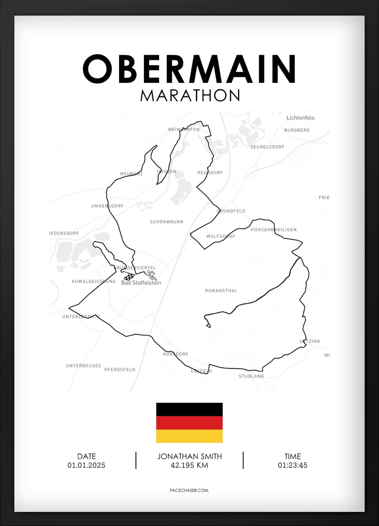 Marathon Obermain Poster