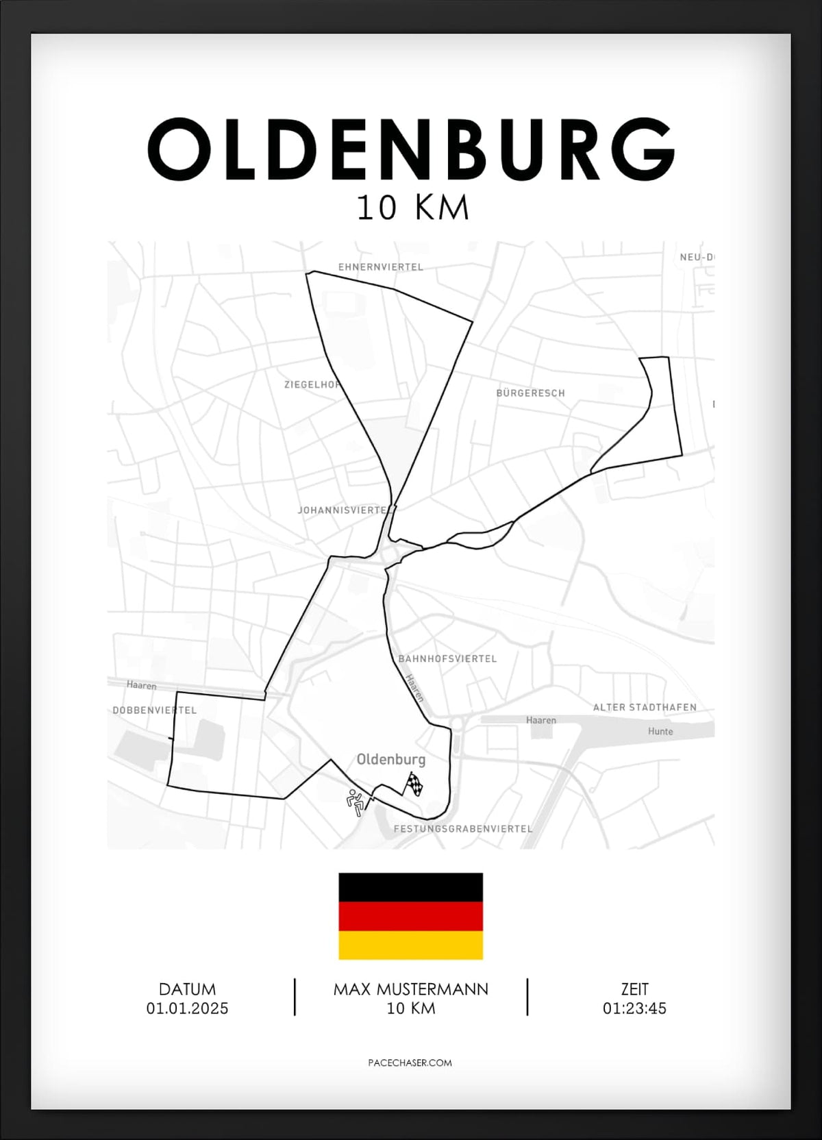 10 km Oldenburg Poster