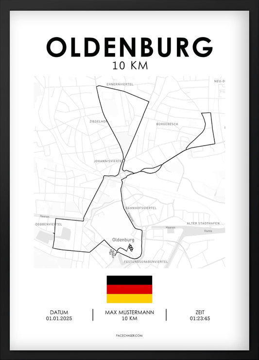 10 km Oldenburg Poster