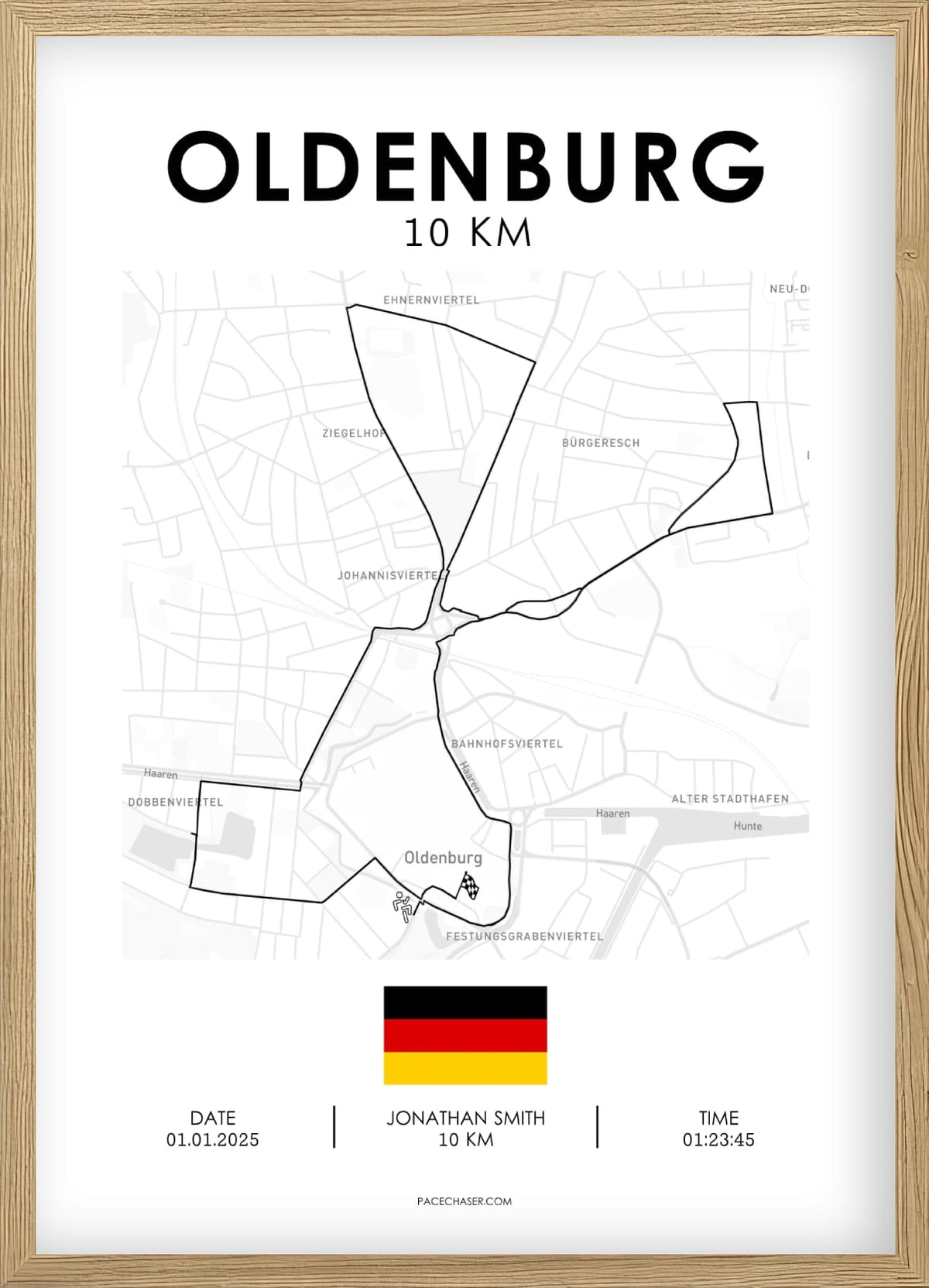 10 km Oldenburg Poster
