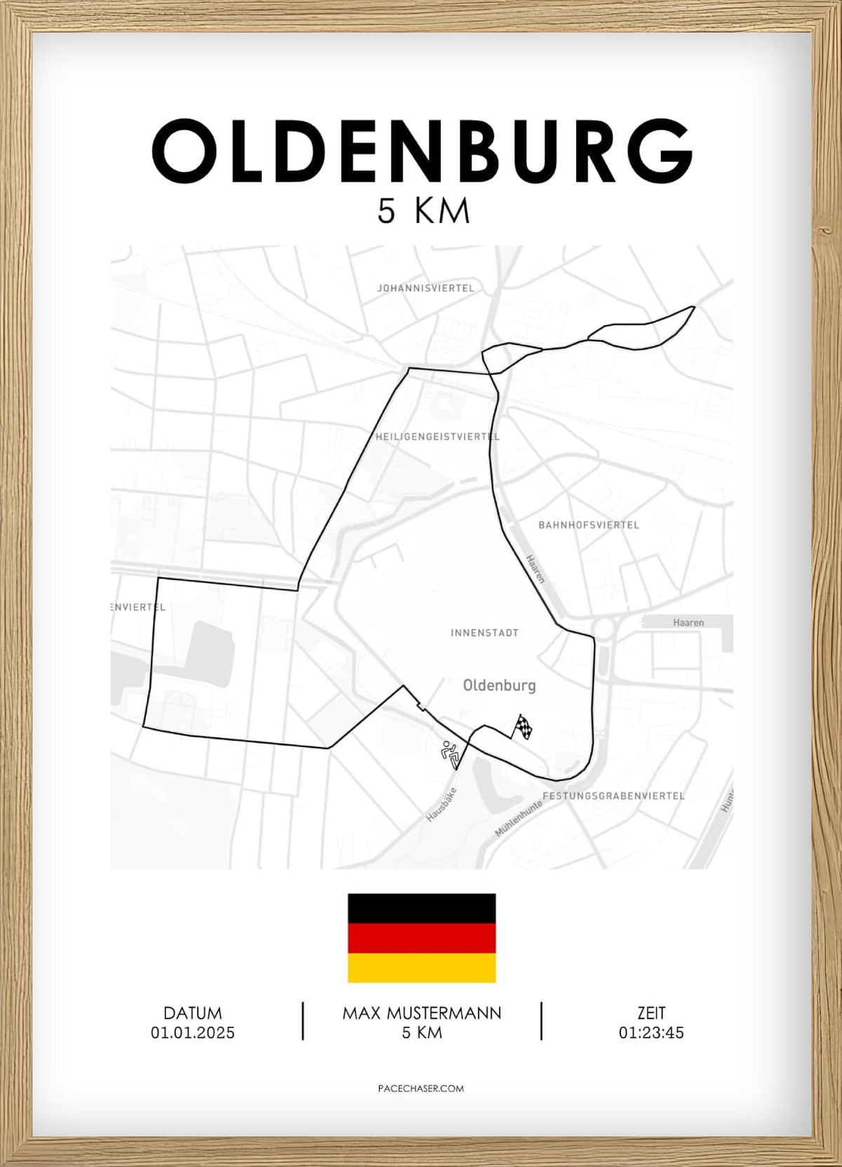 5 km Oldenburg Poster