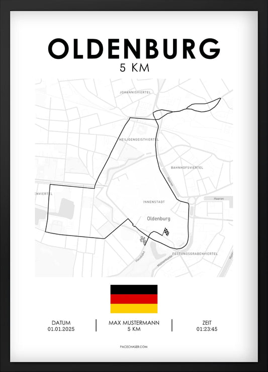 5 km Oldenburg Poster