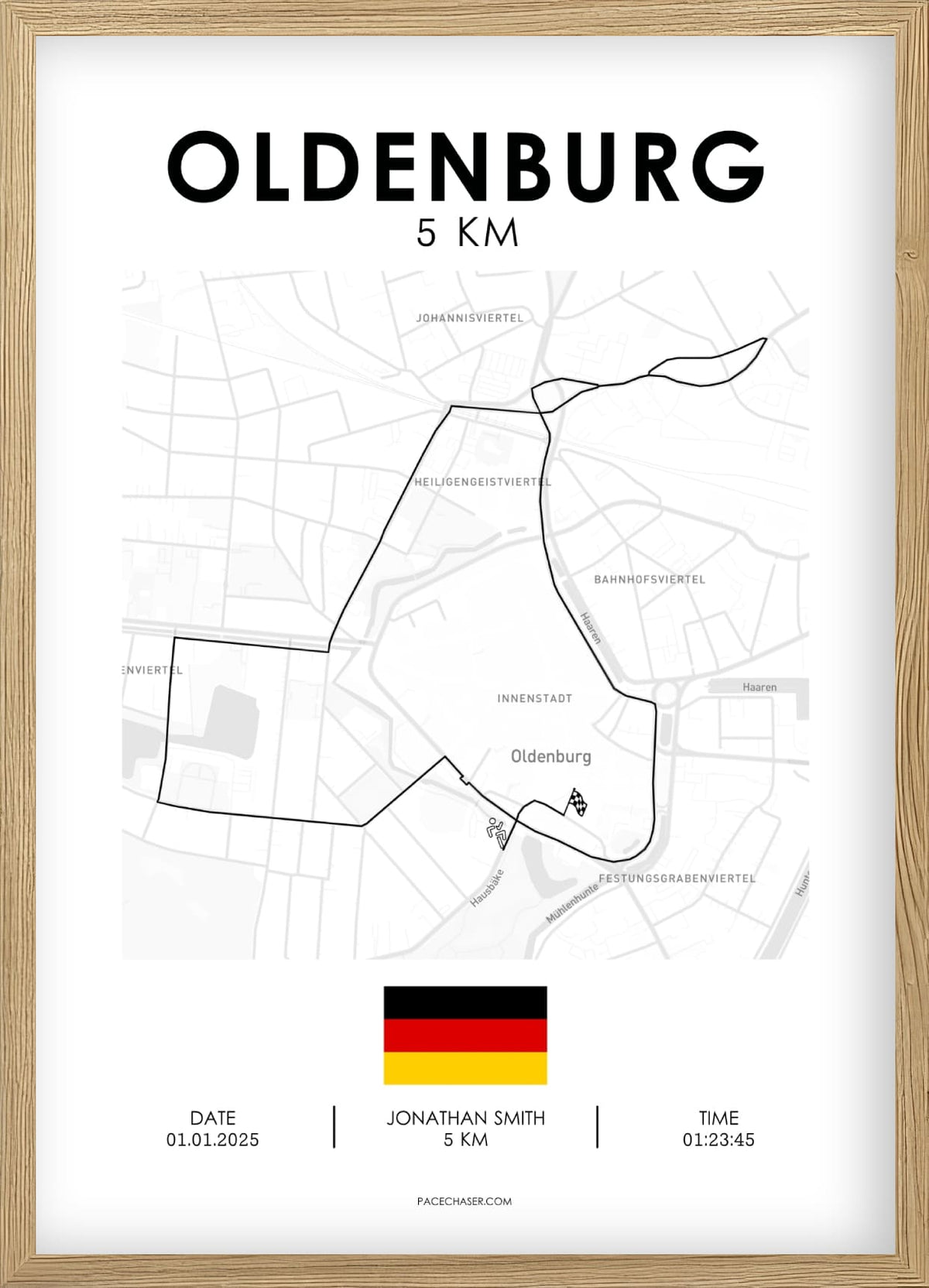 5 km Oldenburg Poster