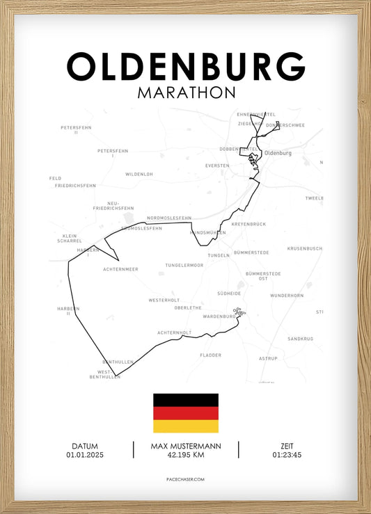 Marathon Oldenburg Poster