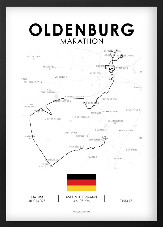 Marathon Oldenburg Poster