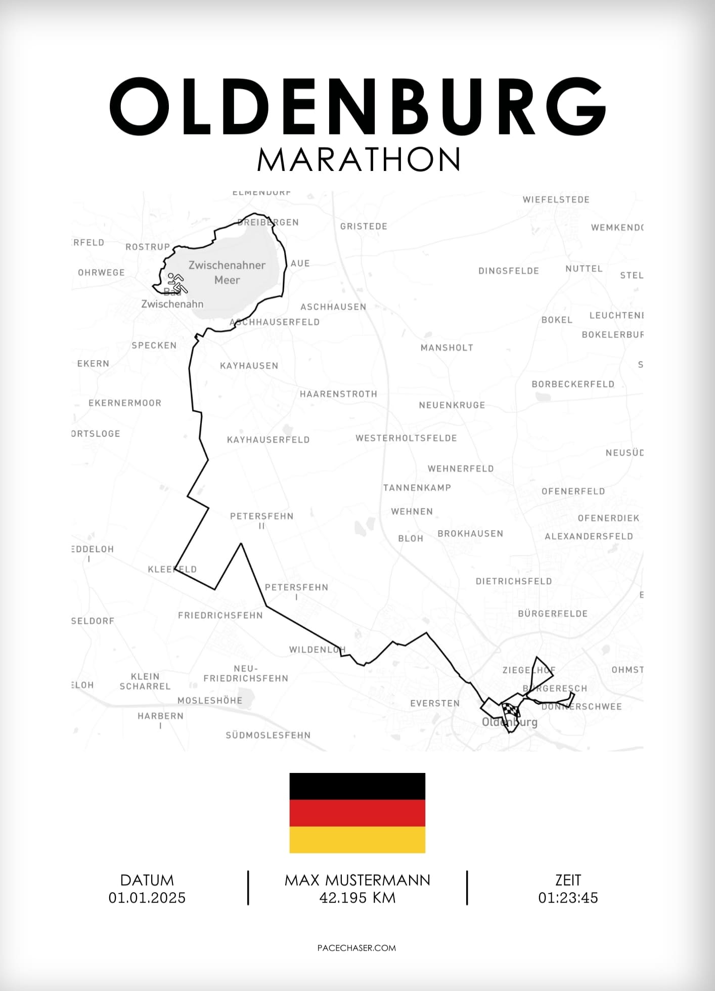 Marathon Oldenburg Poster - ab 2025
