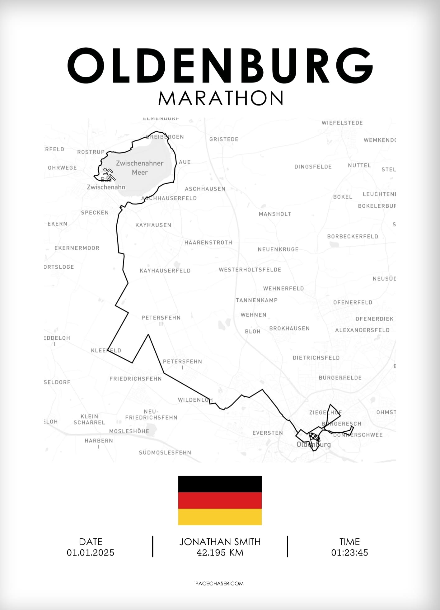 Marathon Oldenburg Poster - ab 2025
