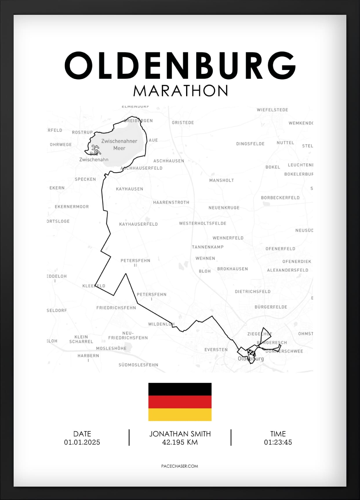 Marathon Oldenburg Poster - ab 2025