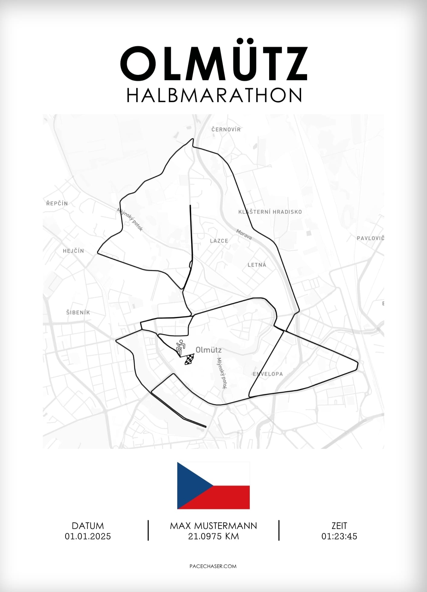 Olomouc Halbmarathon Poster