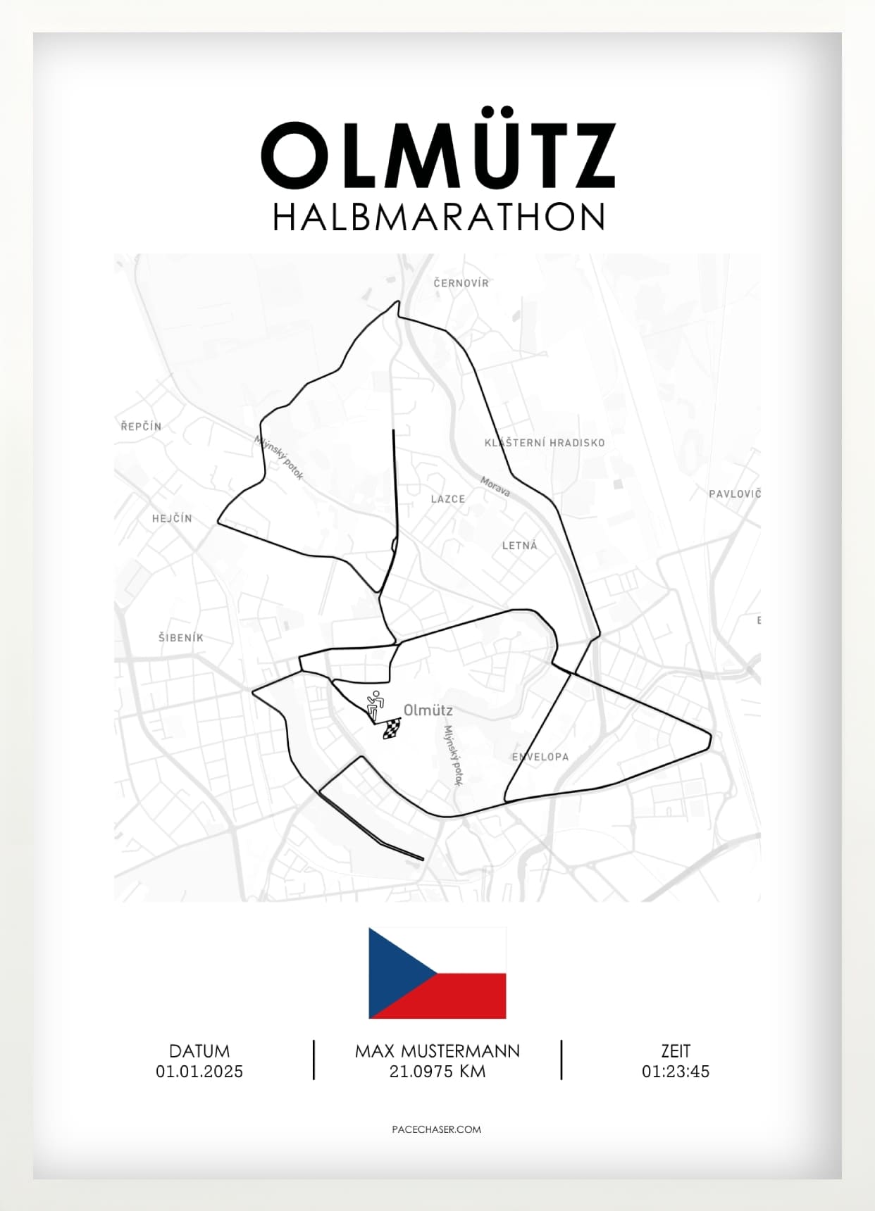 Olomouc Halbmarathon Poster