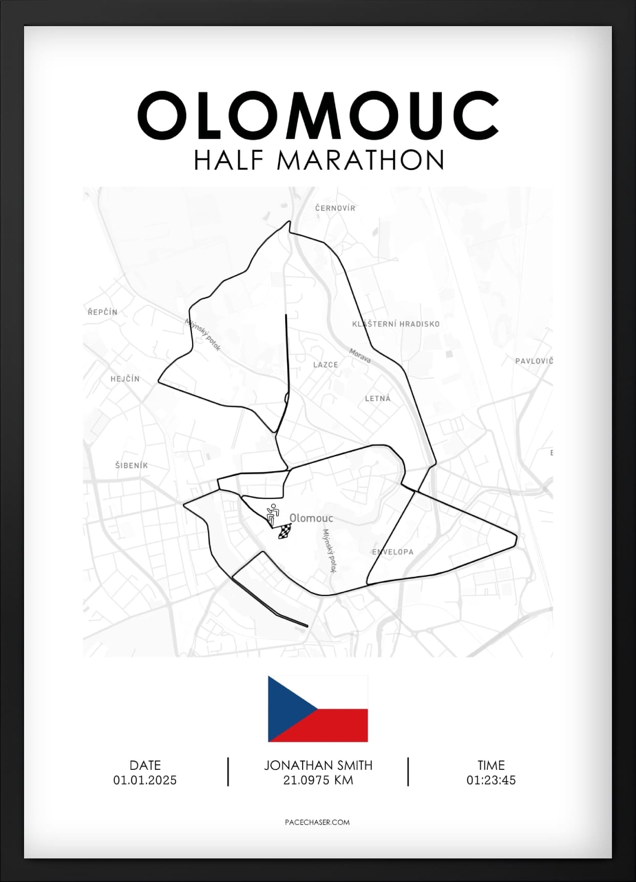 Olomouc Halbmarathon Poster